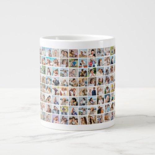 Create Your Own Custom 96 Photo Collage  Giant Coffee Mug