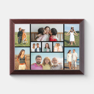 Create Your Own Custom 9 Photo Collage Plaque