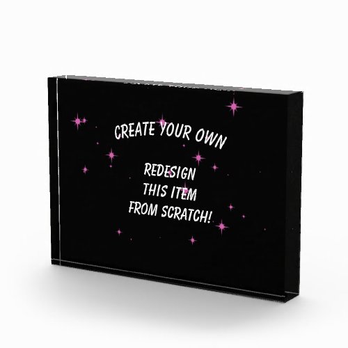 Create Your Own Custom Acrylic Award