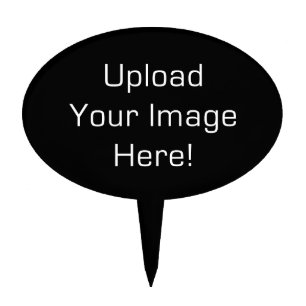 Create Your Own Custom Acrylic Oval Cake Topper