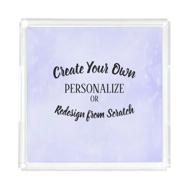 Create Your Own Custom Acrylic Tray (Front)