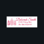 Create Your Own Custom Address Christmas Tree Self-inking Stamp<br><div class="desc">Give your christmas mailing or every day mailing with cool stamp. Make your own custom address stamp for Create Your Own Personalized Address Christmas self-inking stamp . Customize and personalize with your own text, images and font. Displayed is christmas red color with fancy font lettering and snowman twins . Winter...</div>