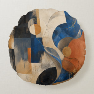 Create your own custom art round pillow
