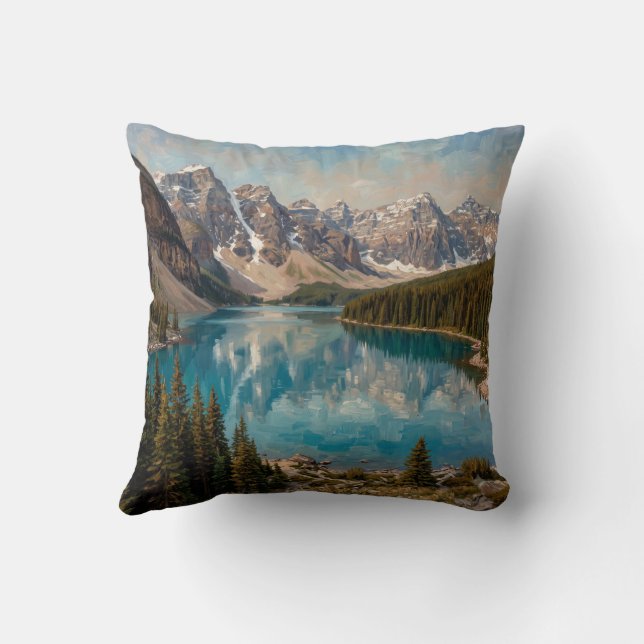 Create your own custom art throw pillow (Back)
