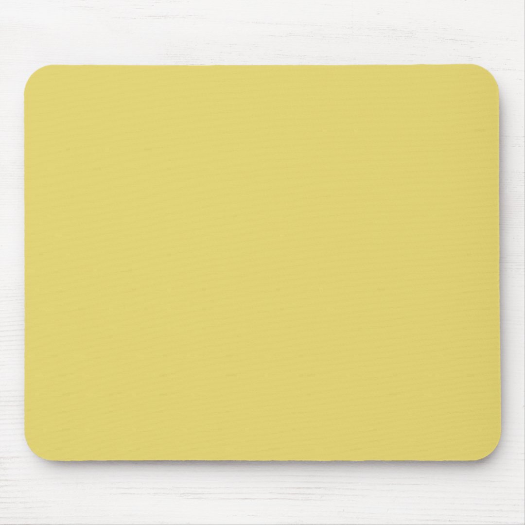 Create Your Own Custom Arylide Yellow Mouse Pad Zazzle