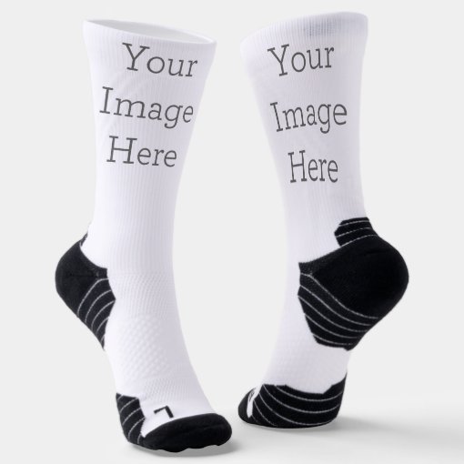 Create Your Own Custom Athletic Crew Sock Zazzle