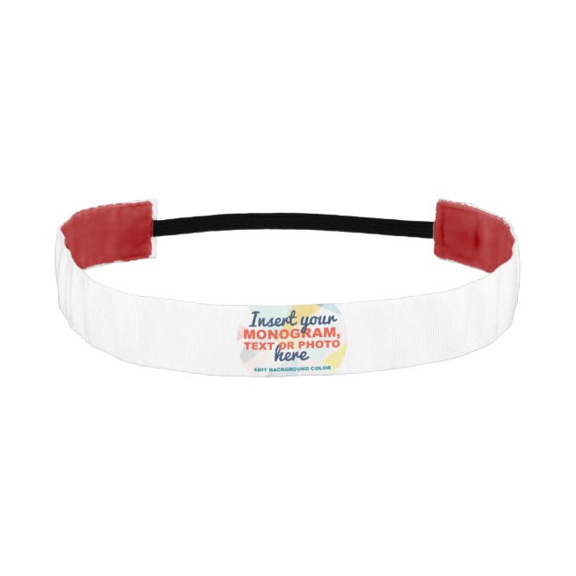 Create Your Own Custom Athletic Headband (Front)