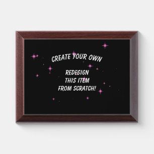 Create Your Own Custom Award Plaque