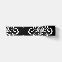 Create Your Own Custom B&W Damask