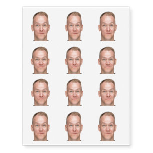 Create Your Own Custom Bachelorette Party Face Temporary Tattoos