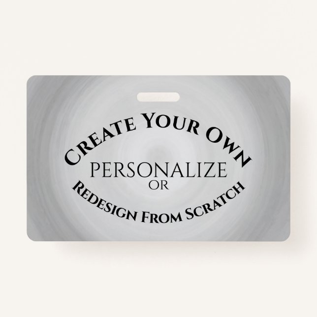 Create Your Own Custom Badge (Front)
