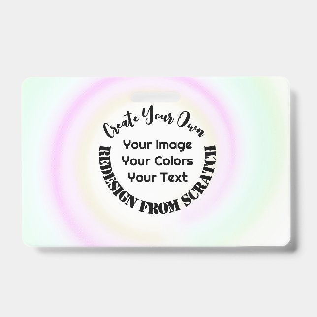 Create Your Own Custom Badge (Front)