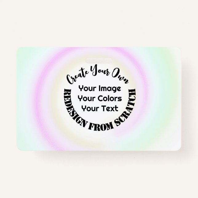 Create Your Own Custom Badge (Front)