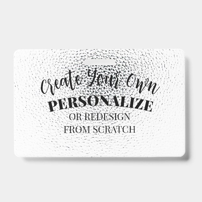 Create Your Own Custom Badge (Front)