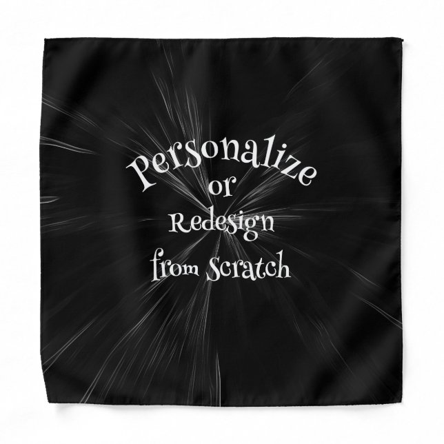 Create Your Own Custom Bandana (Front)