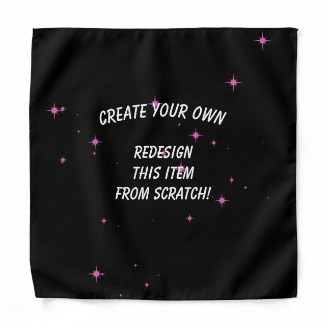 Create Your Own Custom Bandana (Front)