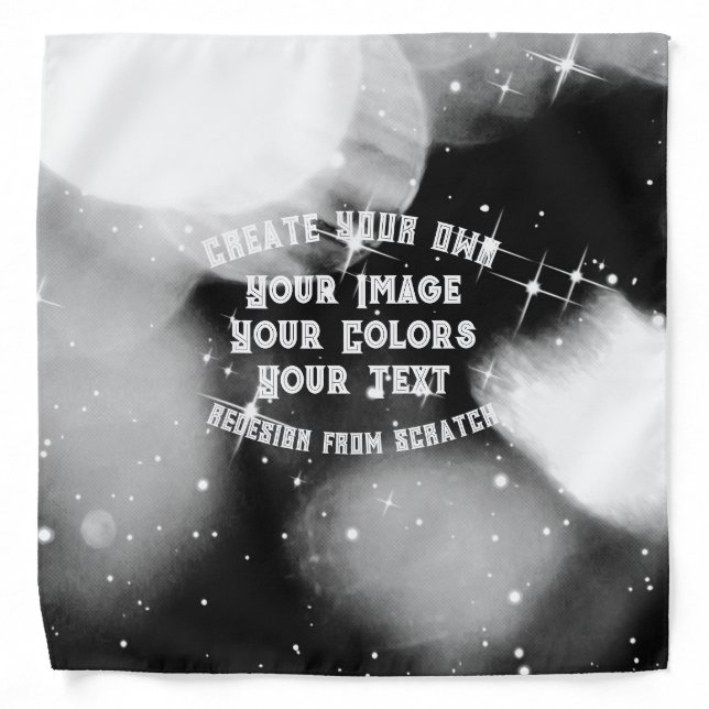 Create Your Own Custom Bandana (Front)