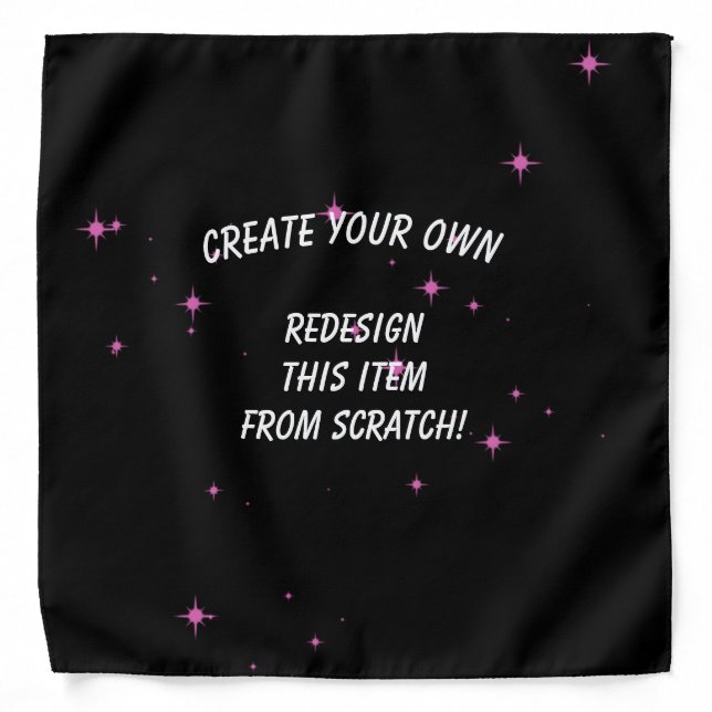 Create Your Own Custom Bandana (Front)