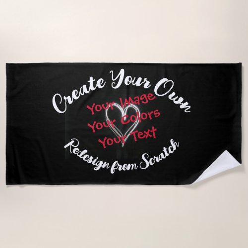 Create Your Own Custom Beach Towel
