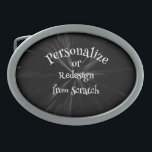 Create Your Own Custom Belt Buckle<br><div class="desc">Customize the background on this item with your own text and image elements or redesign this product entirely from scratch by replacing our image with your own! Choose your favorite fonts,  colors and styles and visit our shop for more.</div>