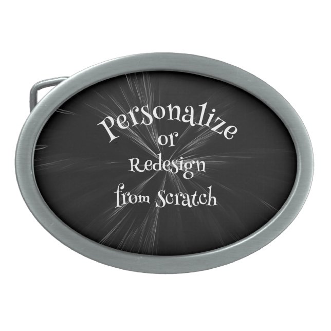 Create Your Own Custom Belt Buckle (Front)
