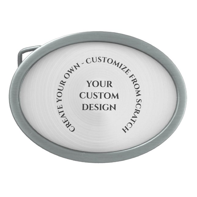 Create Your Own Custom Belt Buckle (Front)