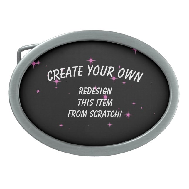 Create Your Own Custom Belt Buckle (Front)