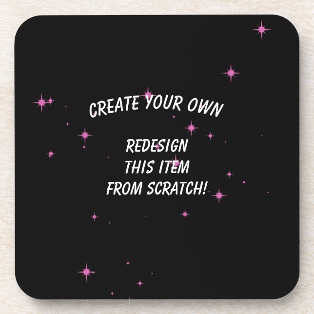 Create Your Own Custom Beverage Coaster (Front)