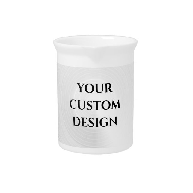 Create Your Own Custom Beverage Pitcher (Front)