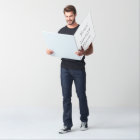Create Your Own Custom Big Card, (18" x 24")