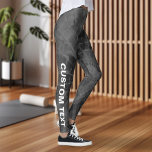 Create Your Own Custom Black Gray Tie Dye Leggings<br><div class="desc">Create Your Own Custom Black Gray Tie Dye Leggings</div>