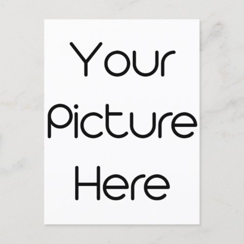 Create Your Own Custom Blank Template Photo Design Postcard