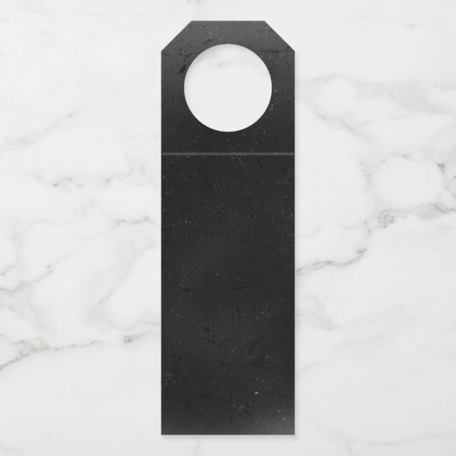 Create Your Own Custom Bottle Hanger Tag (Front)