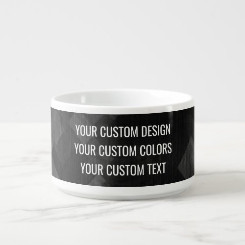 Create Your Own Custom Bowl
