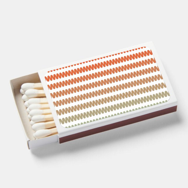 Create Your Own Custom Branded Herringbone Matchboxes (Front Open)