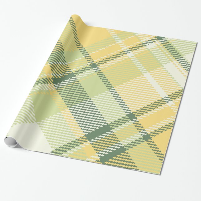 Create Your Own Custom Branded Herringbone Wrapping Paper (Unrolled)