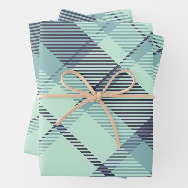 Create Your Own Custom Branded Herringbone Wrapping Paper Sheets (In situ)