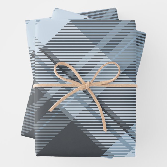 Create Your Own Custom Branded Herringbone Wrapping Paper Sheets (In situ)