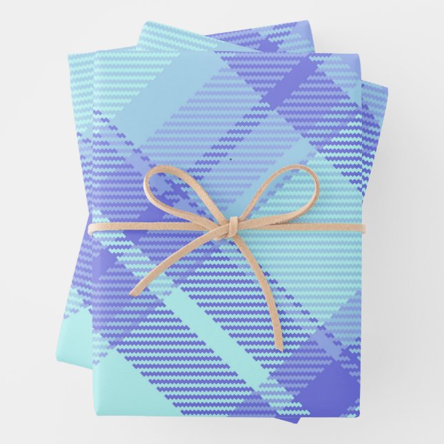 Create Your Own Custom Branded Herringbone Wrapping Paper Sheets (In situ)