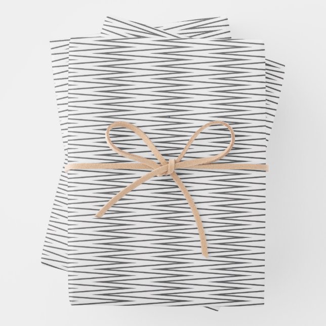 Create Your Own Custom Branded Herringbone Wrapping Paper Sheets (In situ)
