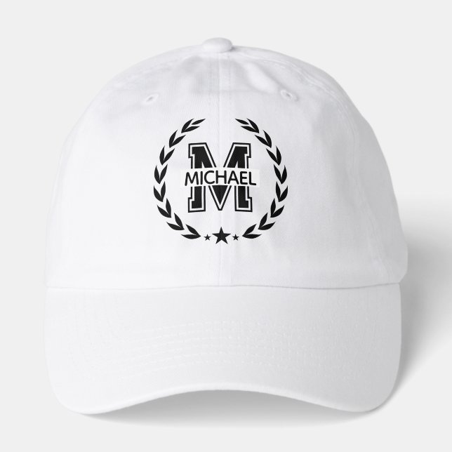 Create Your Own Custom Branded Monogram Hat (Front)