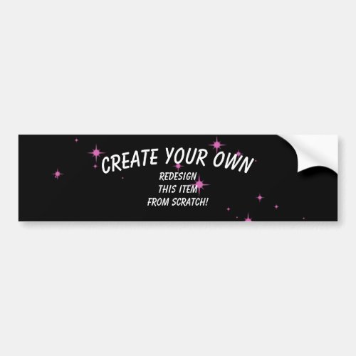 Create Your Own Custom Bumper Sticker
