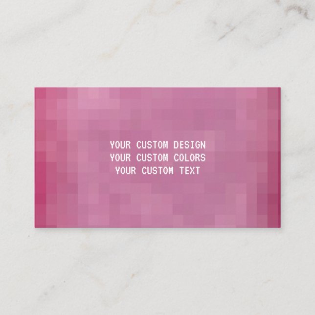Create Your Own Custom Business Card (Front)