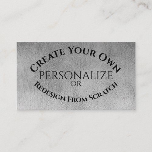 Create Your Own Custom Business Card
