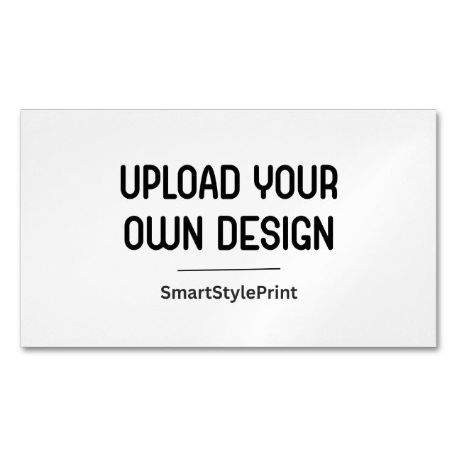 Create Your Own Custom Business Card Magnet (Front)