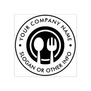 Create Your Own Custom Business Logo coffee Rubber Stamp