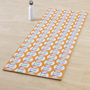 Create Your Own Custom Business Logo Pattern Yoga Mat