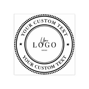 Create Your Own Custom Business Logo Rubber Stamp