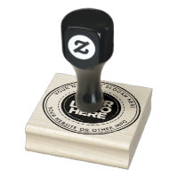 Custom Rubber Stamp with Logo Text,12 Sizes Personalized Stamps with  Logo-Create Your Own Stamp for Return Address Stamp, Teacher  Stamps, Business