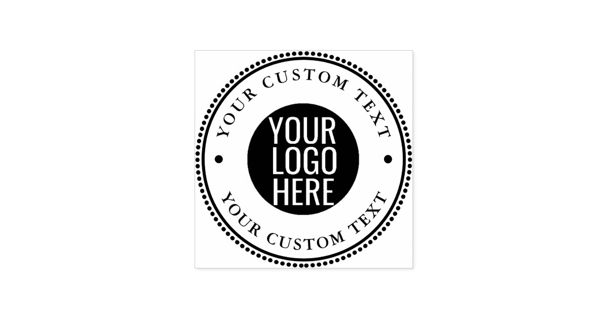 Handmade Website Your Business Logo Custom Rubber Stamp